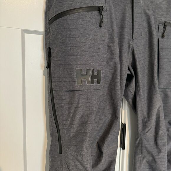 Helly Hansen Elevation Shell 3.0 Waterproof Grey Ski Snowboard Pants Large RECCO - Picture 3 of 8